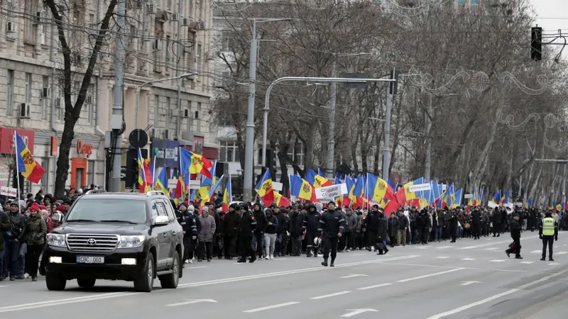 Protestele din Moldova, alimentate dintr-o bază din Israel/Foto: Profimedia Images