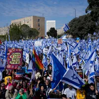 Zeci de mii de protestatari în fața Parlamentului israelian/Foto: times of israel