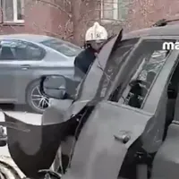 VIDEO Atentat cu bombă la Moscova! Mașina unui spion ucrainean care lucra pentru ruși a sărit în aer - Foto: Captură de ecran/Mash