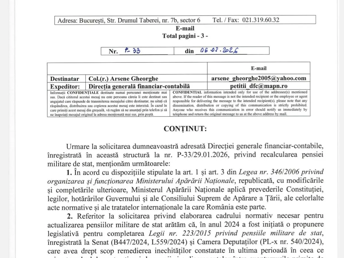 Răspuns de la MApN - Foto: Sindicatul Polițiștilor din România „Diamantul” / Facebook