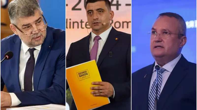 SONDAJ PSD - 33%, PNL - 22%, USR - 15%. Dezastru pentru George Simion Foto: Profimedia/Facebook/Inquam Saul Pop