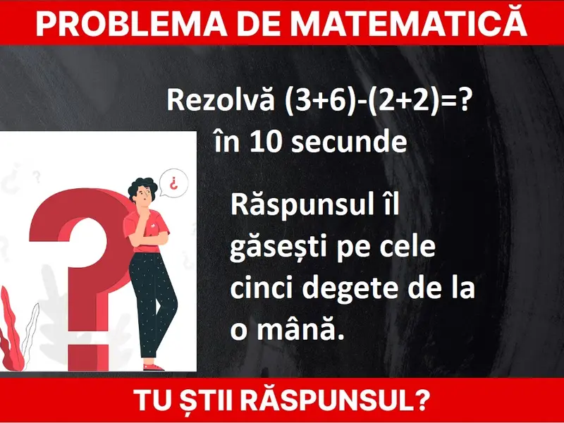 Problemă de matematică Foto: Newsweek România/ Freepik.com