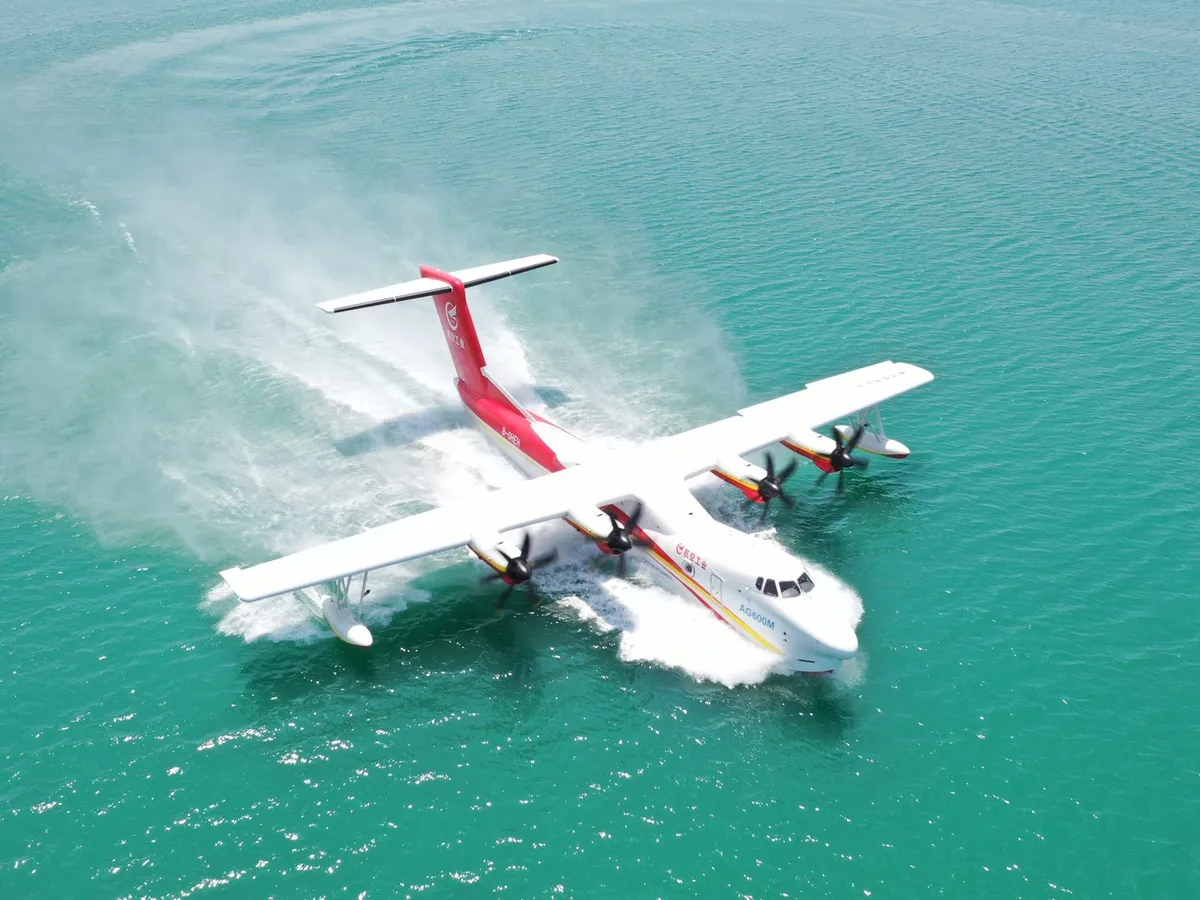 Cel mai mare hidroavion din lume, AG600 din China costă 20.000.000$. Spionează SUA și Taiwan -  Foto: profimedia Images (imagine cu rol ilustrativ)