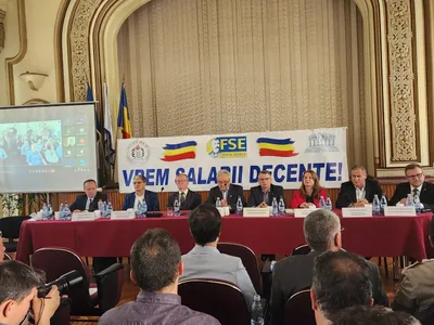 Sindicaliștii din Educație - Foto: FB / Hăncescu