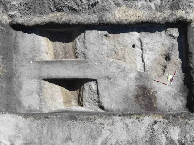 Structura preistorică descoperită în Cehia - Foto: Universitatea Boemiei de Vest
