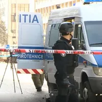 Poliția a oprit circulația în zona unde a fost văzut coletul suspect Foto: captură Digi 24 (imagine cu rol ilustrativ)
