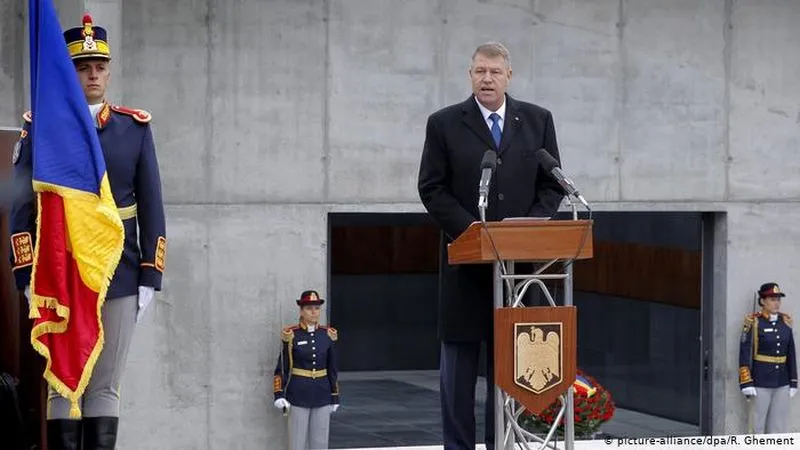 Președintele Klaus Iohannis la Memorialul Holocaustului din București