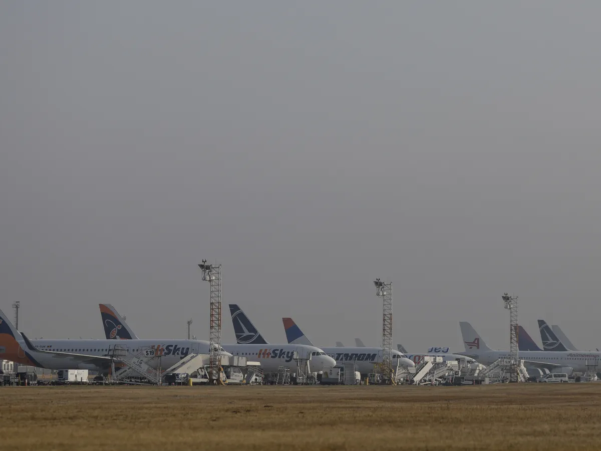 Un zbor Hisky care a plecat sâmbătă de la Bucureşti şi a aterizat la Riyadh se va întoarce pe Otopeni