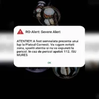 Atenționarea a fost dată duminică, în Târgu Mureș. FOTO: Captură video