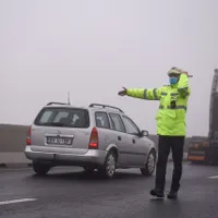 Accident grav pe A2 pe sensul de mers spre litoral. Șase mașini implicate și cel puțin 3 victime/FOTO: Inquam Photos / Alex Nicodim