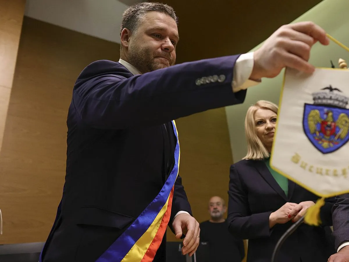 Noul primar general Ciprian Ciucu - Foto: INQUAM PHOTOS/Octav Ganea