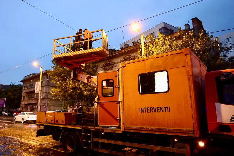 Intervenție cabluri electrice