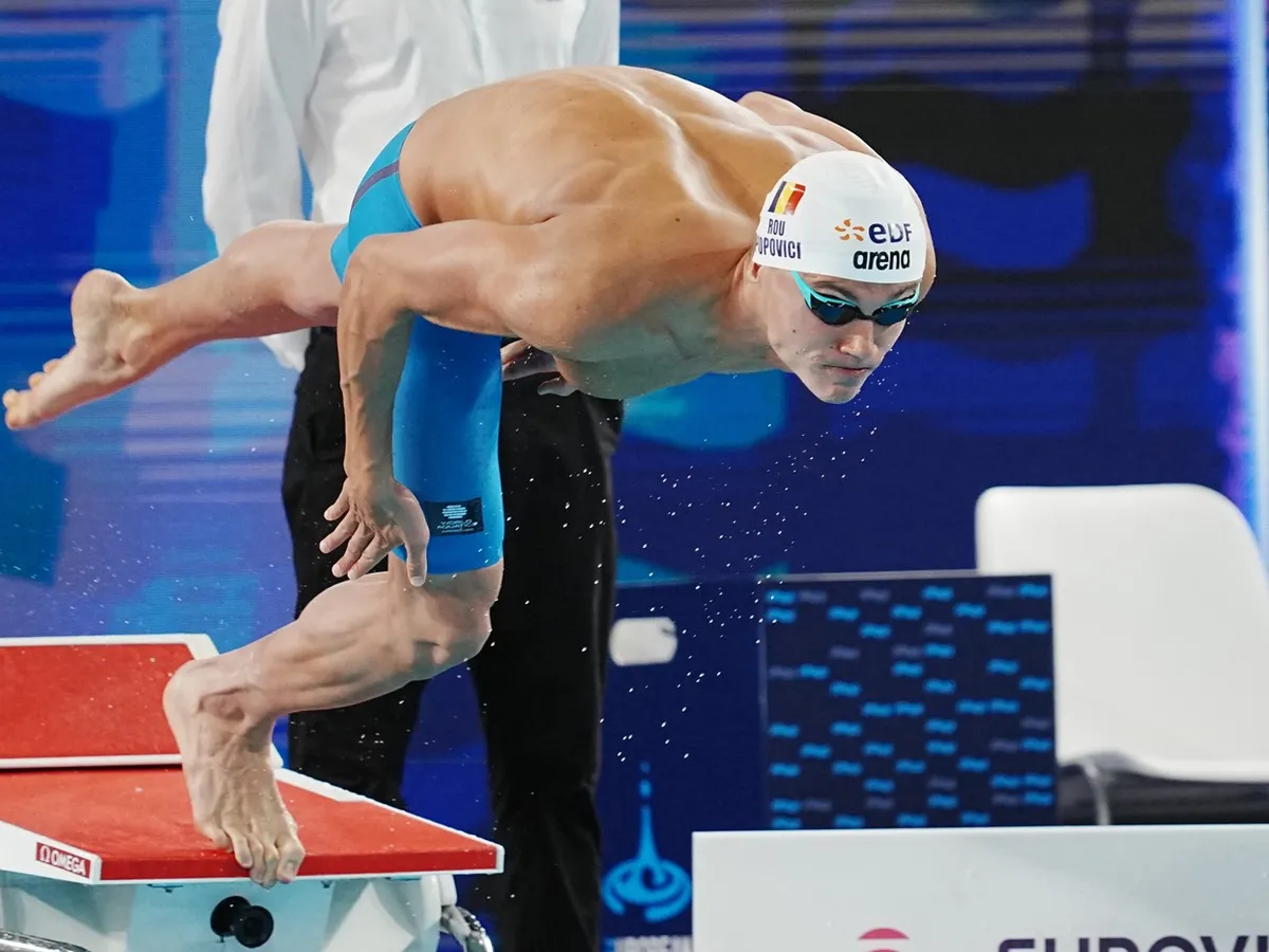 Campionul Român de Nataţie David Popovici - Foto: Profimedia Images