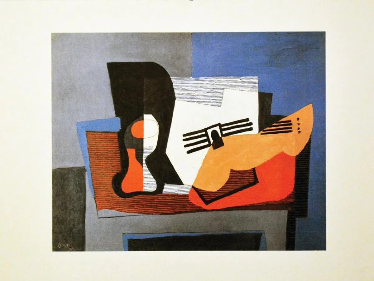 Tabloul „Nature morte à la guitare” - Foto: invaluable.com