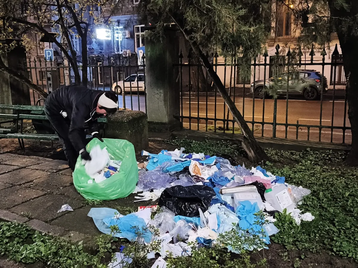 Clinicã stomatologicã amendată cu 70.000 lei după ce a aruncat ilegal deșeuri medicale în Parcul Cișmigiu