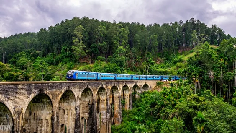 Tren în Sri Lanka/FOTO: unsplash.com