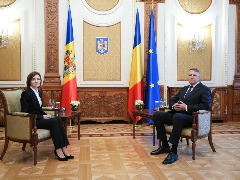 Maia Sandu, la București: Moldova trece prin provocări fără precedent. Ce a spus Iohannis. - Foto: presidency.ro