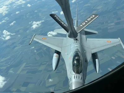 80.000$ a costat ridicarea avioanelor F-16 după atacul cu drone al Rusiei de la graniță - FOTO: MApN