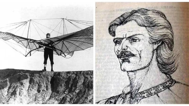 Pintea Viteazul și un deltaplan, imagine cu caracter ilustrativ - Foto: Colaj
