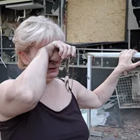 Locatara unui bloc din Harkov - FOTO: Newsweek