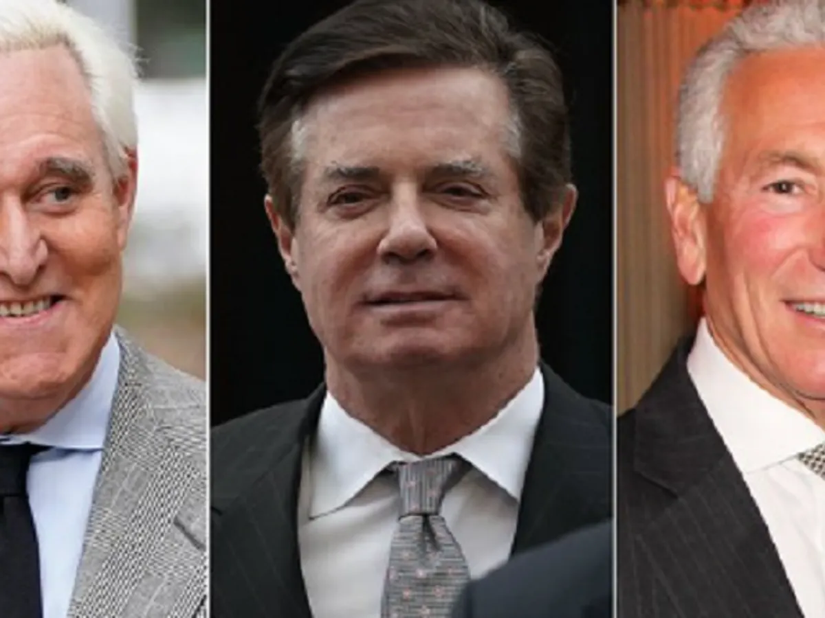 Paul Manafort, Roger Stone şi Charles Kushner (Foto: Twitter)