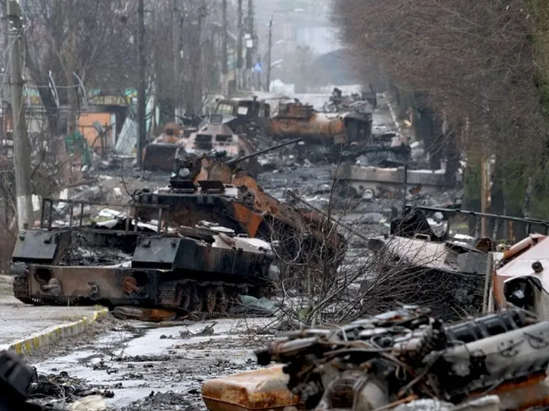 Stradă din Bucea. / Foto: bbc.com