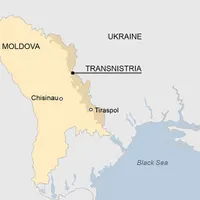 Hartă Transnistria - Foto: bbc.com