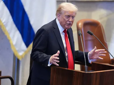 Donald Trump, discurs istoric în Parlamentul israelian - Foto: Profimedia Images