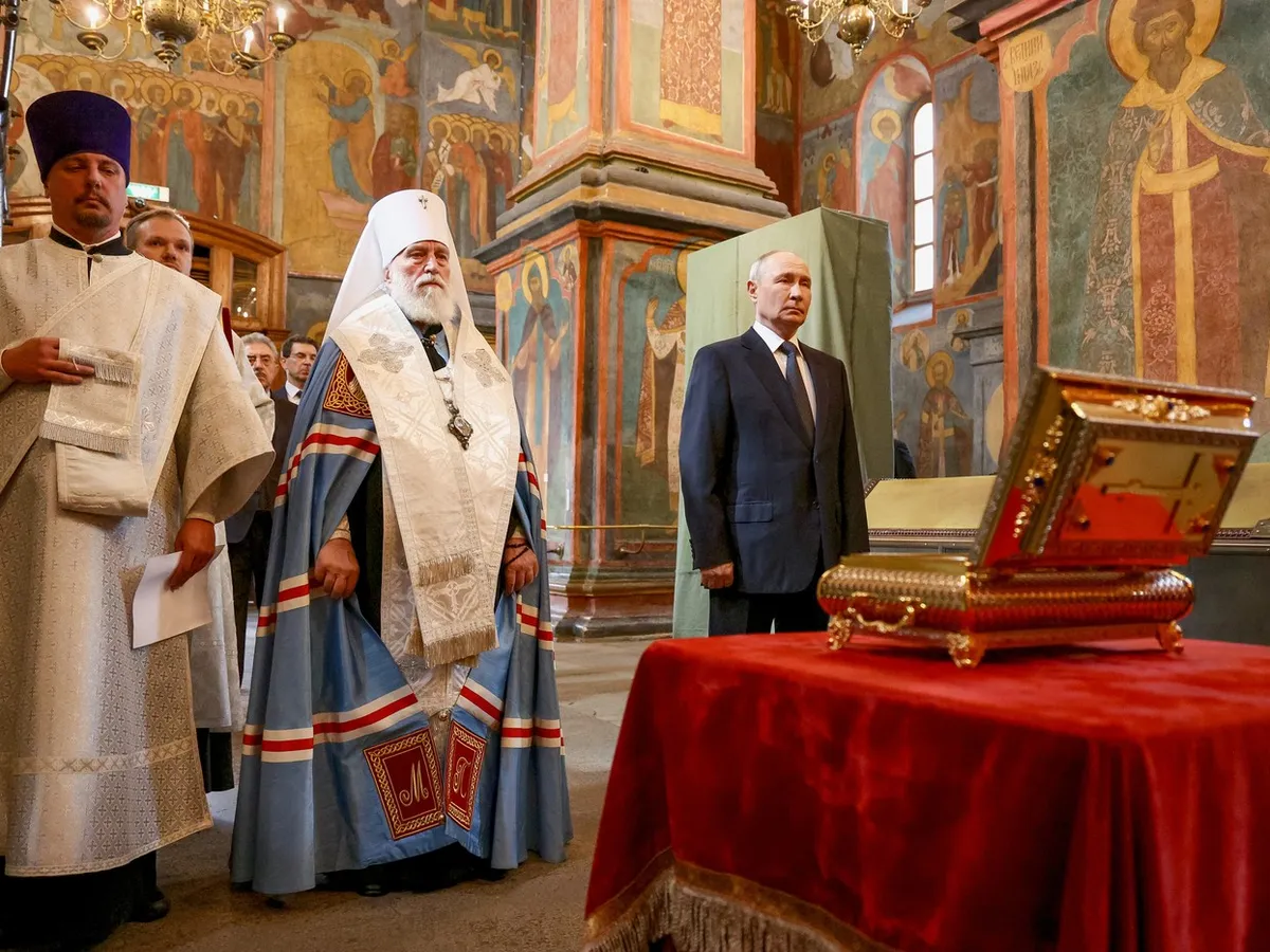 Putin trimite pe front relicve ale unui prinț medieval. „Sfântul Comandaant” a învins Hoarda de Aur