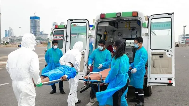 Numărul cazurilor crește îngrijorător în Sri Lanka Foto: ddnews.gov.in