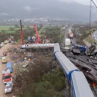 Accident feroviar în Grecia FOTO: Profimedia Images