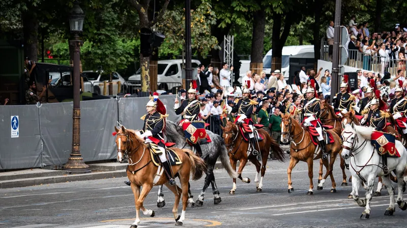 The France Day parade in Paris is a spectacular event Photo: profimediaimages.ro
