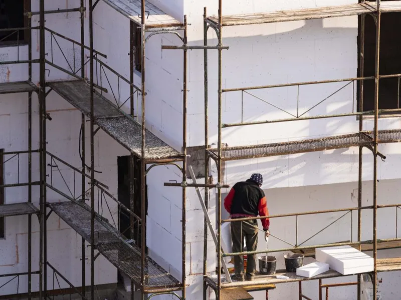 Construcţii noi de clădiri rezidenţiale, în Timişoara - Foto: INQUAM PHOTOS/Virgil Simionescu