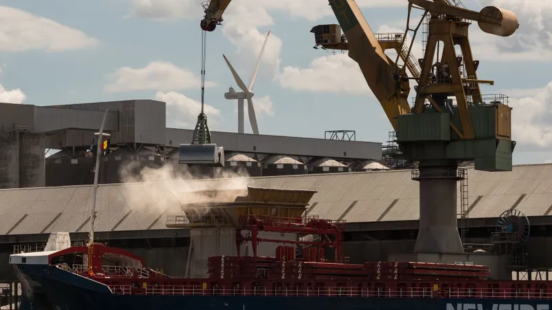 Terminalul de cereale al portului Odesa - FOTO: PROFIMEDIA