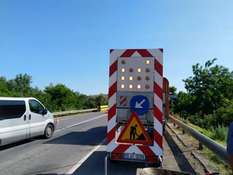 Podul peste Siret de pe drumul european intră în reparaţii/FOTO: ziaruldeiasi.ro