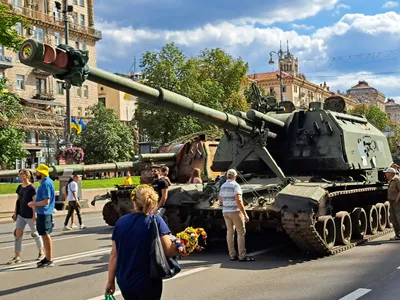Ziua Națională a Ucrainei, în sunetul alarmelor antiaeriene - Foto: Newsweek România / Remus Cernea