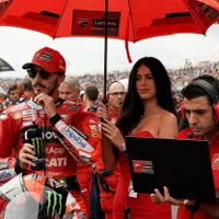 Pilotul italian de MotoGP Francesco Bagnaia, la MP al Olandei 2022. / Foto: Profimedia