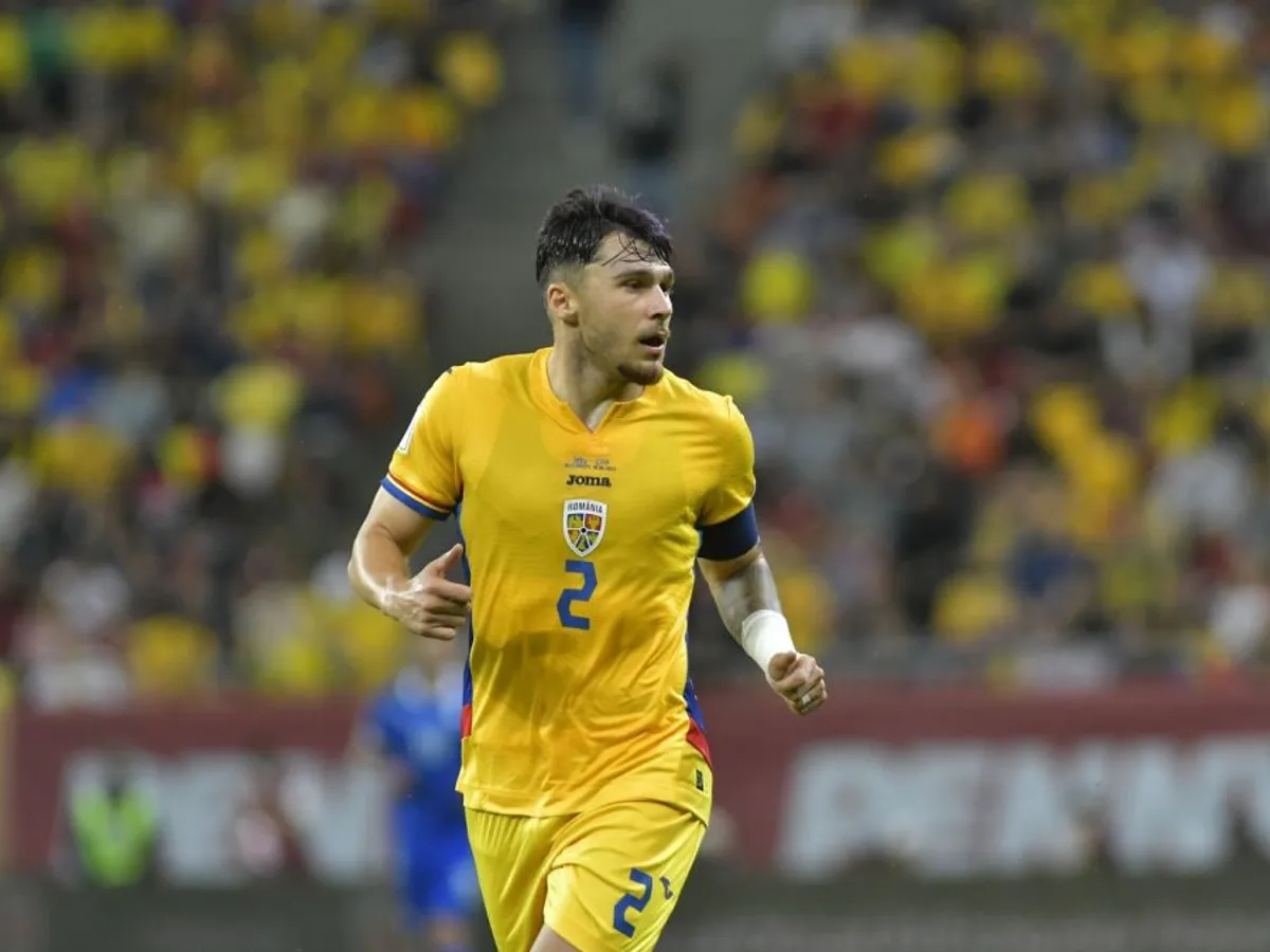 Andrei Raţiu, în meciul din iunie al Naţionalei cu Cipru - Foto: Profimedia Images