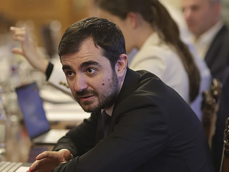 Claudiu Năsui, la negocierile din decembrie pentru programul de guvernare - Foto: INQUAM PHOTOS/Octav Ganea