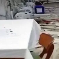 O bucată de tavan s-a prăbușit într-un spital din Lugoj/FOTO: lugojinfo.ro