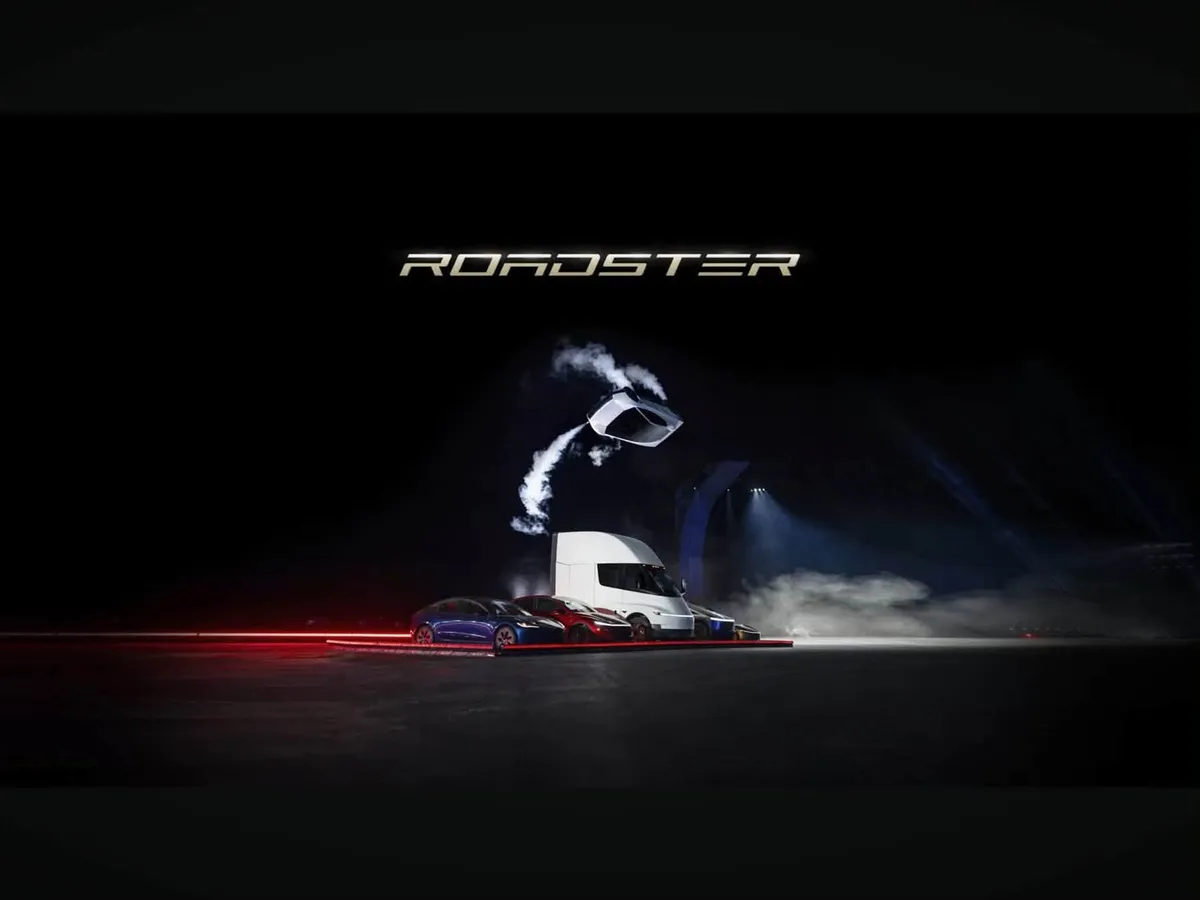 Tesla Roadster - Foto: captură video