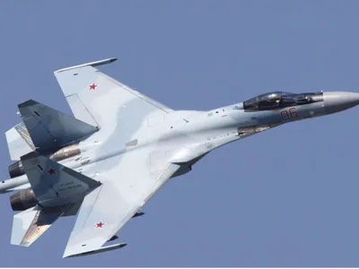 Rușii și-au mai doborât un avion Su-35 - Foto: mil.in.ua (imagine cu caracter ilustrativ)