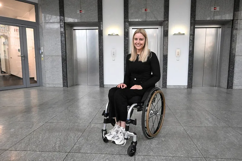 Michaela Benthaus, paraplegică, inginer de Mecatronică Aerospaţială, primul pasager paraplegic &icirc;n spaţiu - Foto: Profimedia Images