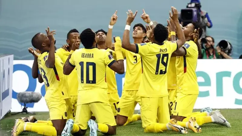 Jucatorii Ecuadorului la CM 2022 Qatar- Foto: Profimedia Images