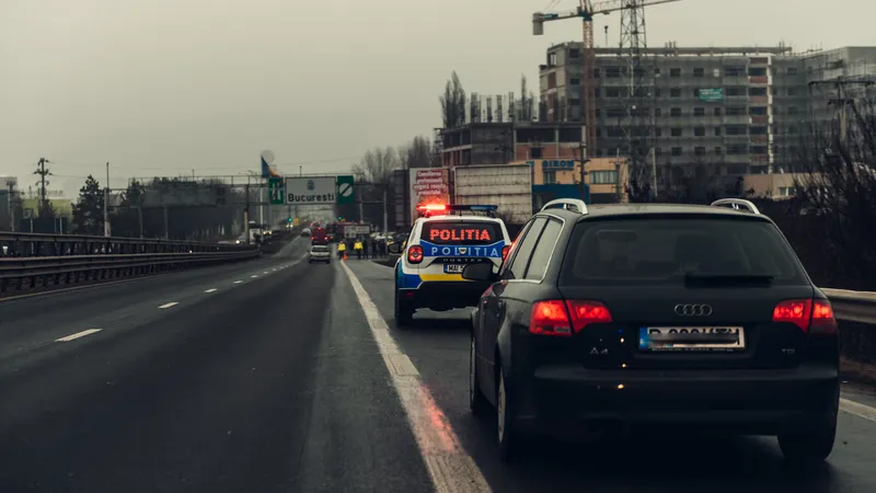 Circulația pe timp de noapte, restricționată de la ora 22.00/FOTO: Facebook/Poliția Română