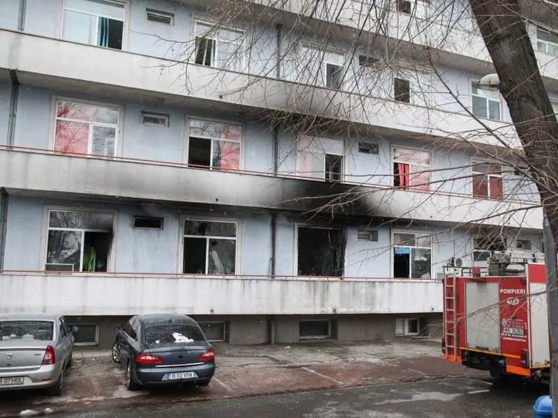Incendiul de la Institutul "Matei Balş", de pe 29 ianuarie 2021 - Foto: INQUAM PHOTOS/Octav Ganea