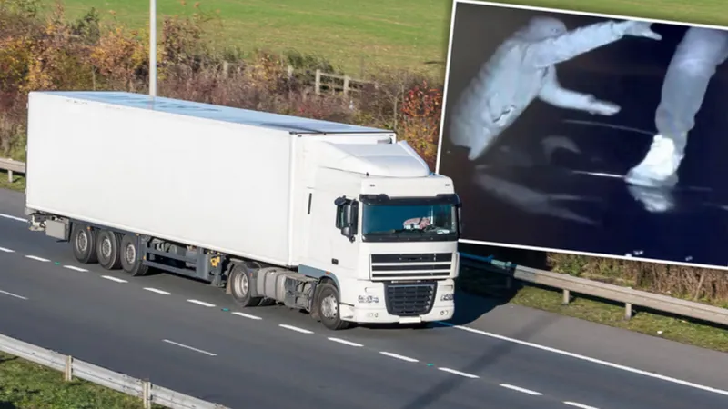 Hoți acrobați fură din TIR-uri aflate în mers pe autostradă. „Circarii” au fost arestați - Foto: fakt.pl