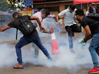 Revoltă în Sri Lanka- Foto: REUTERS
