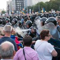 Protestul Diasporei din Piața Victoriei. Foto: Inquam Photos