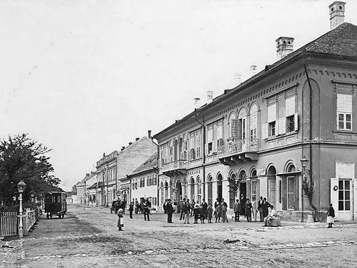 Vechiul oraș Orșova, la 1895 - Foto: arhiva